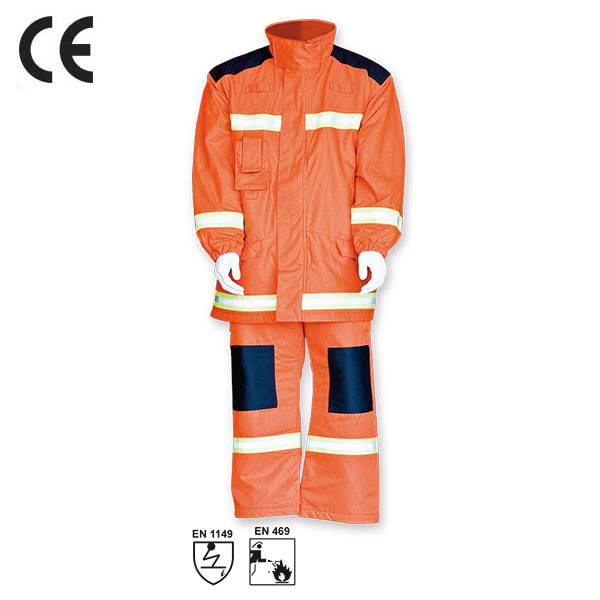 022 Costum de pompieri Jacheta+pantalon cu pieptar
